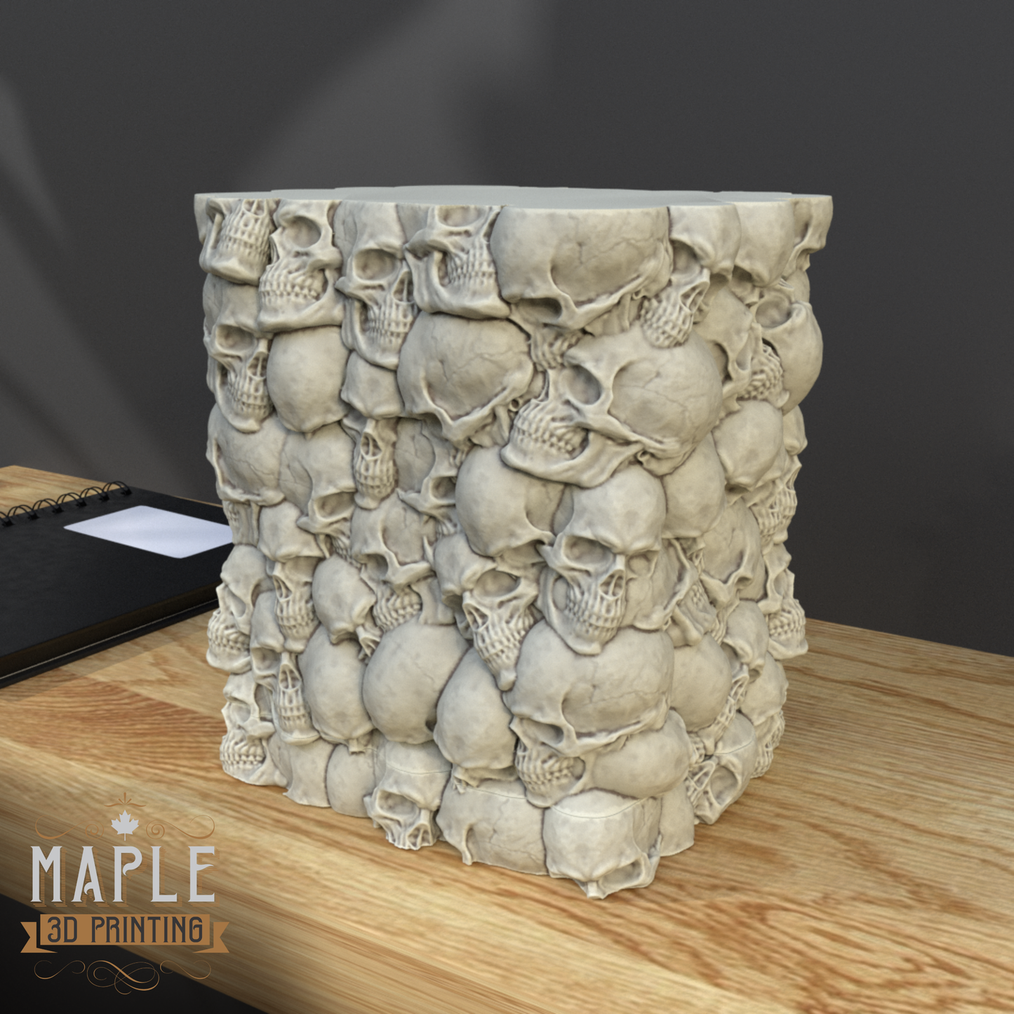 Skulls Deck Box By Maple3D