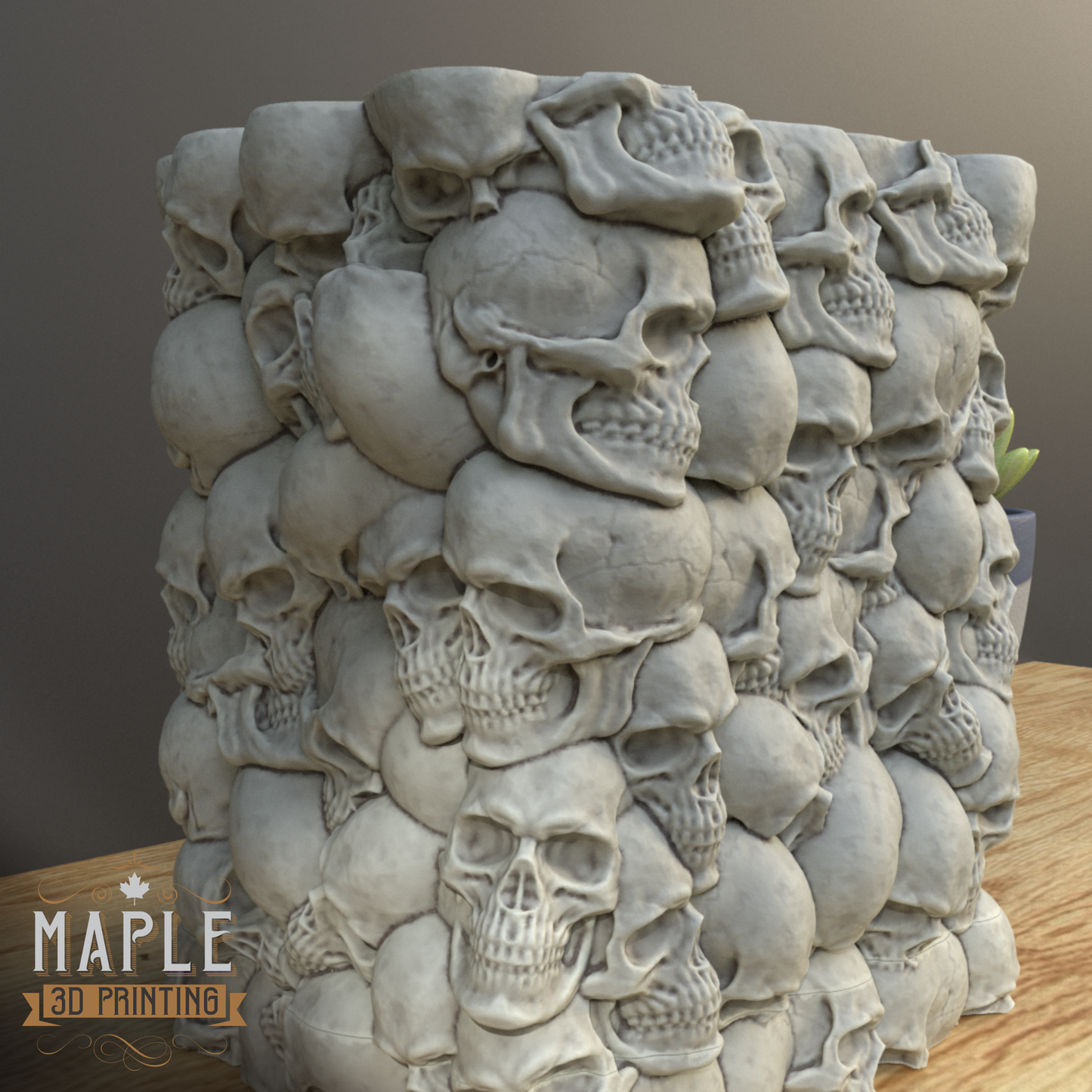 Skulls Deck Box By Maple3D