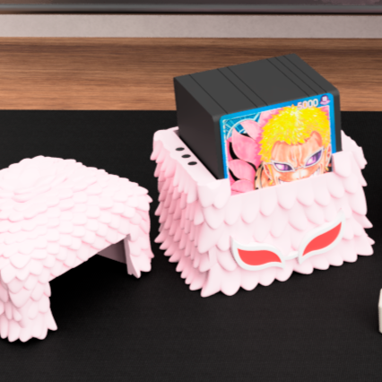 Flamingo Flair Deck Box By Little Ghost