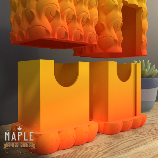 Flame Flame Fruit Themed Deck Box By Maple3D