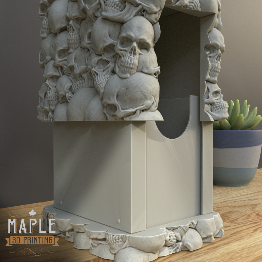 Skulls Deck Box By Maple3D