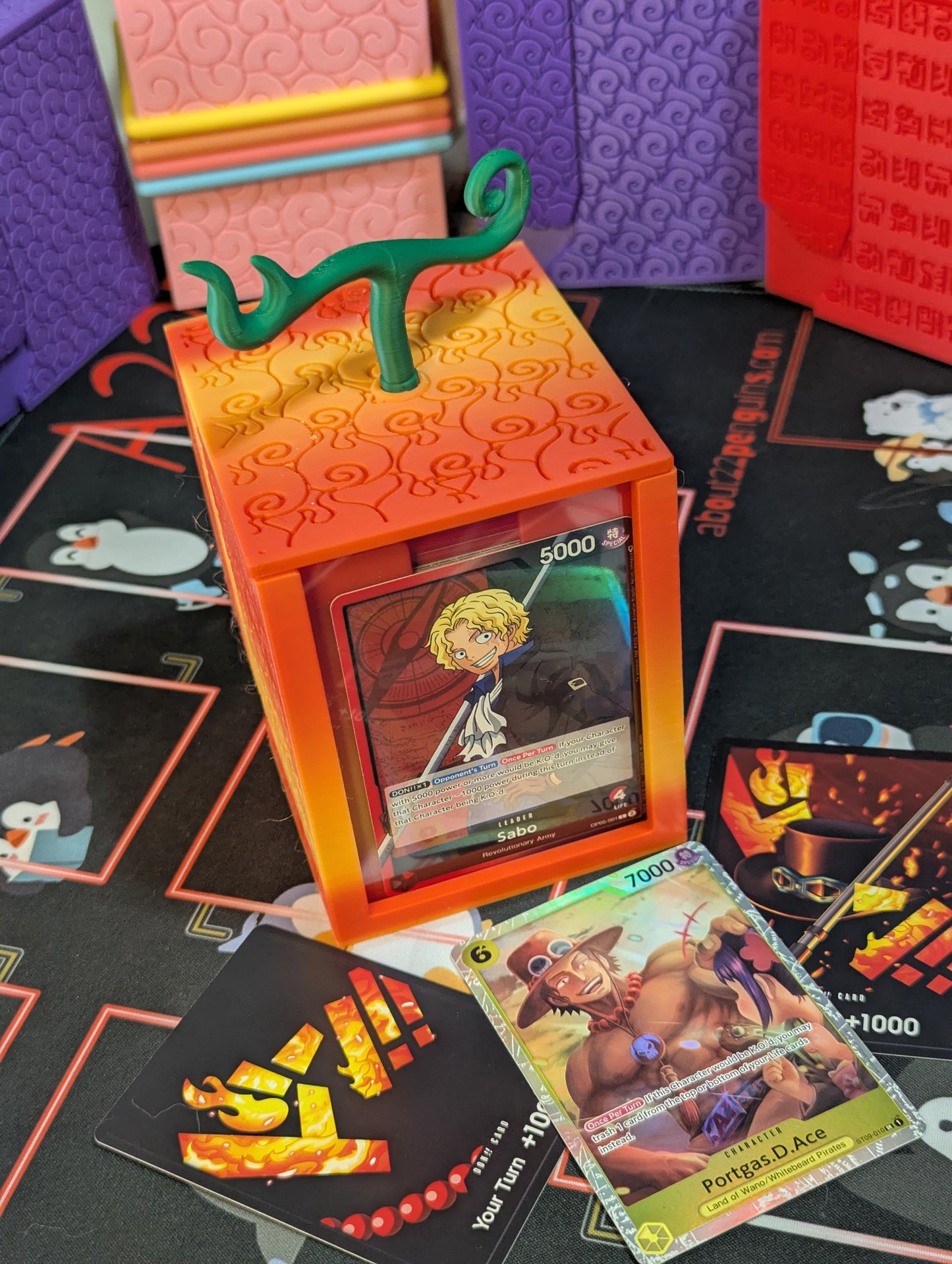 Mera Mera no Mi Deckbox by Little Ghost