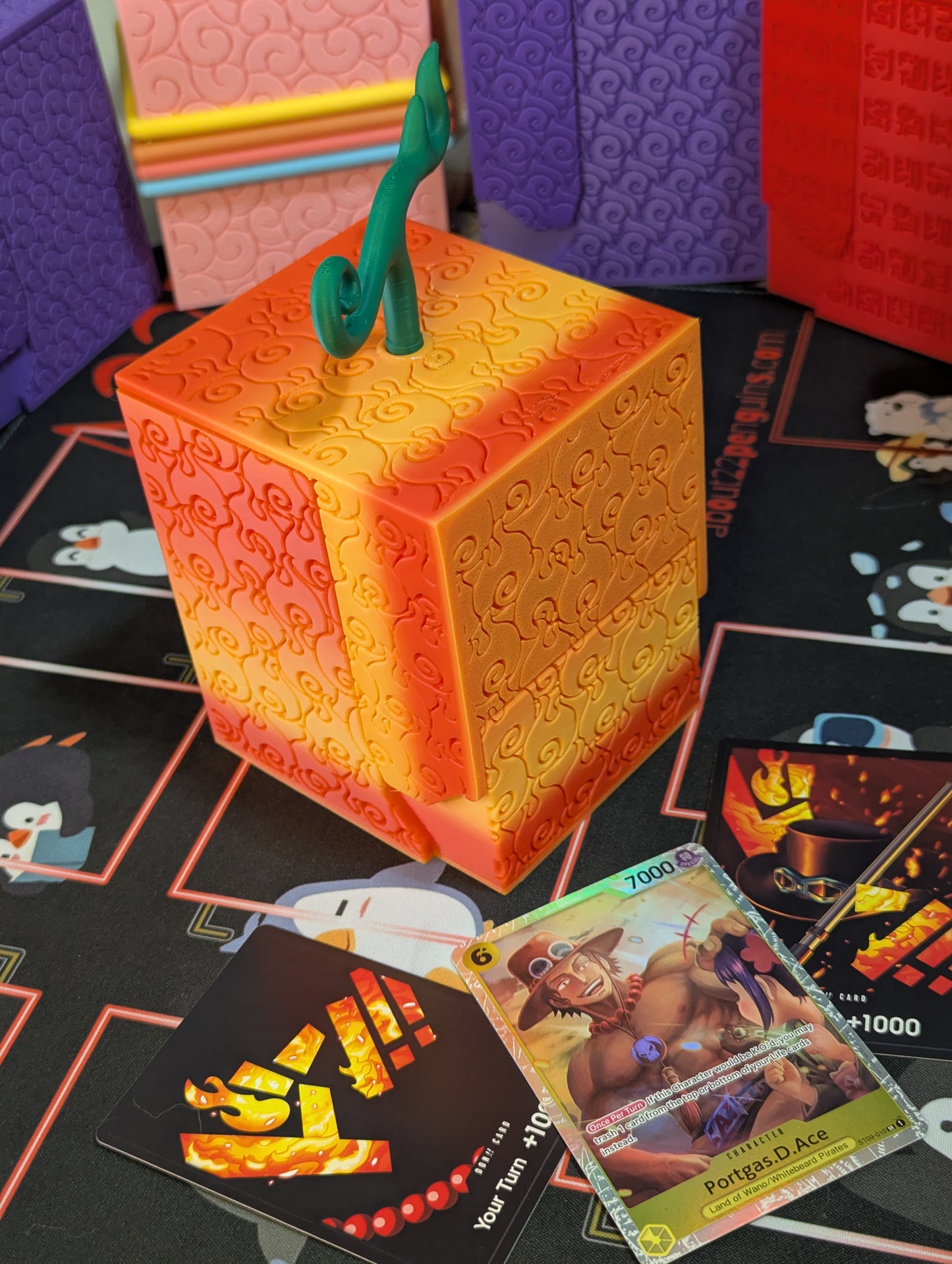 Mera Mera no Mi Deckbox by Little Ghost