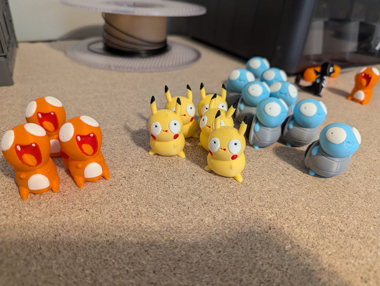 Pokemon Models 3D Printed