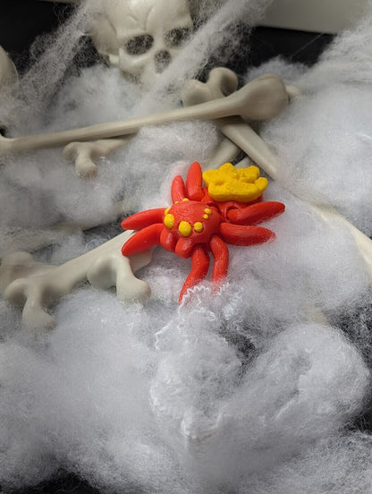 Articulated 3D printed Adorable Spiders  in Mystery Eggs