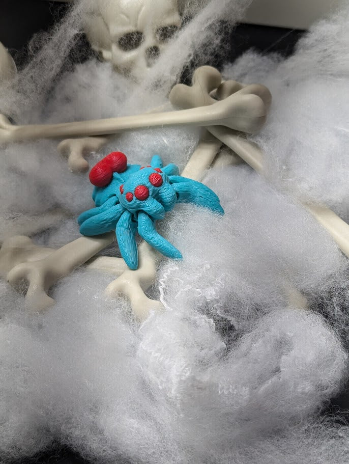 Articulated 3D printed Adorable Spiders  in Mystery Eggs