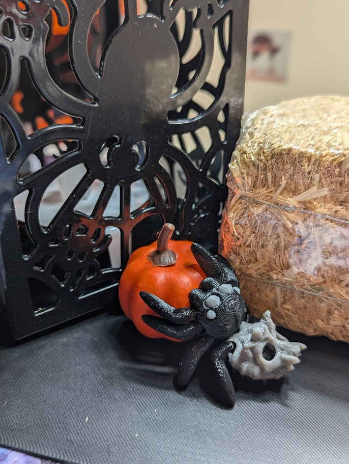 Articulated 3D printed Adorable Spiders Mystery Colored