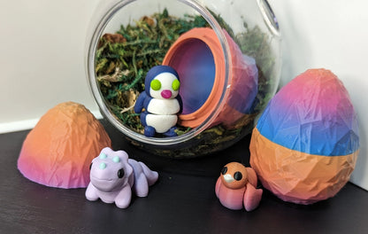 Mystery Egg Mini Animal 3 Set